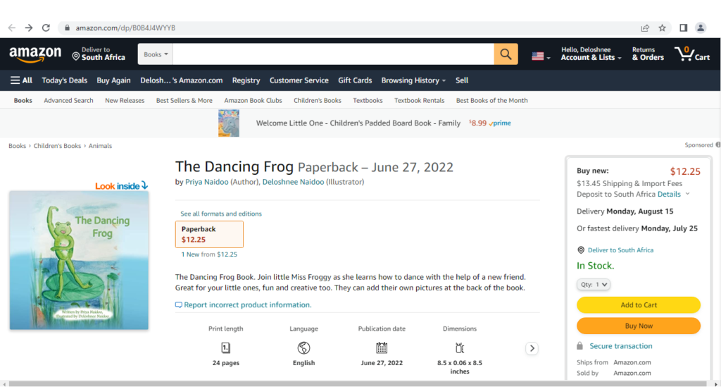 The Dancing Frog Book