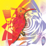 the hummingbird Psychedelic Hummingbird